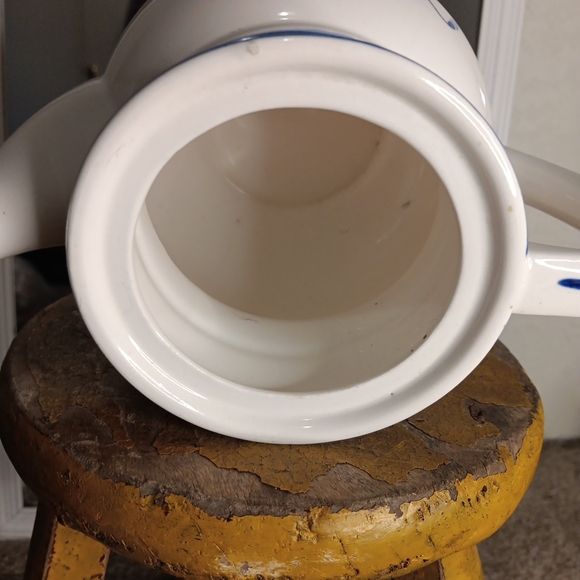 Vintage 1950s Japan Heritage Tea Pot W/Lid By Royal Sealy BLUE Decor No Chips - Picture 6 of 10